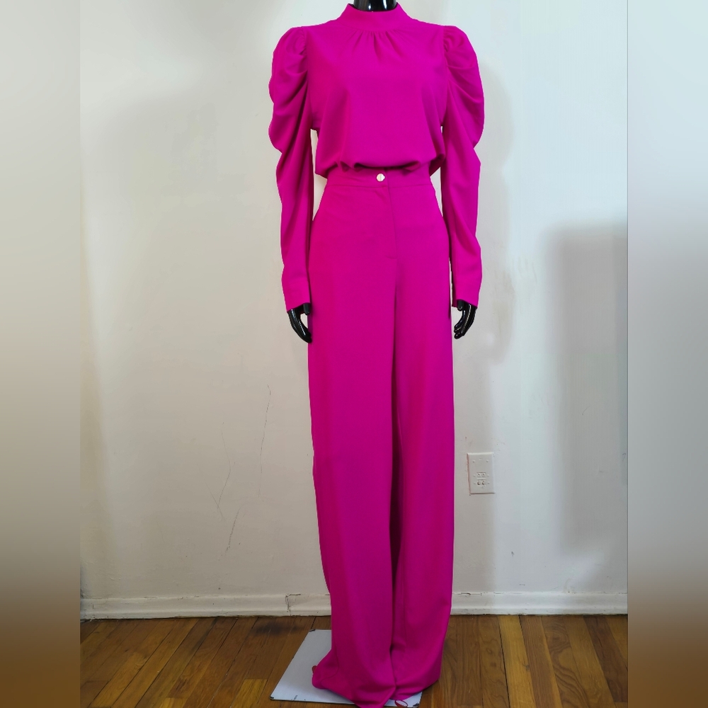 womens 2 piece pink pants set size L